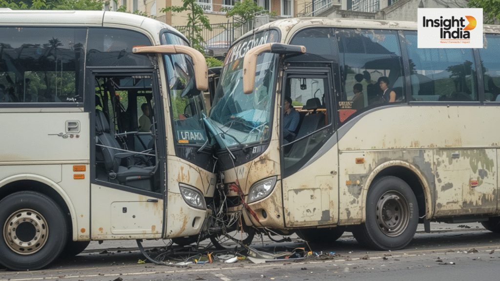 Lucknow Sleeper Bus Accident Kills