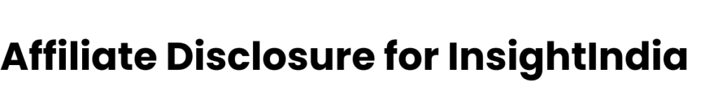 Affiliate Disclosure
