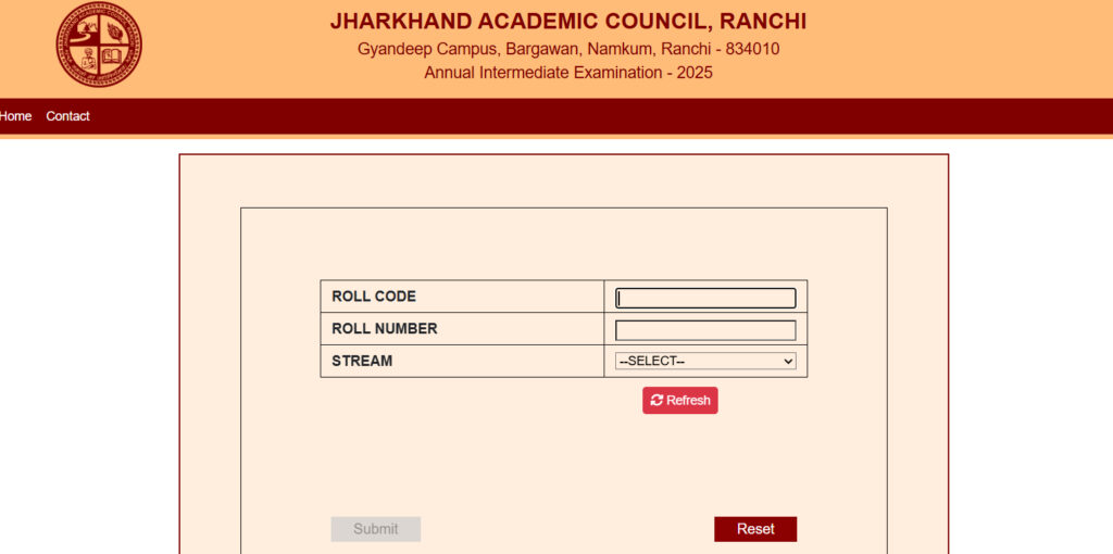 JAC 12th Result 2025