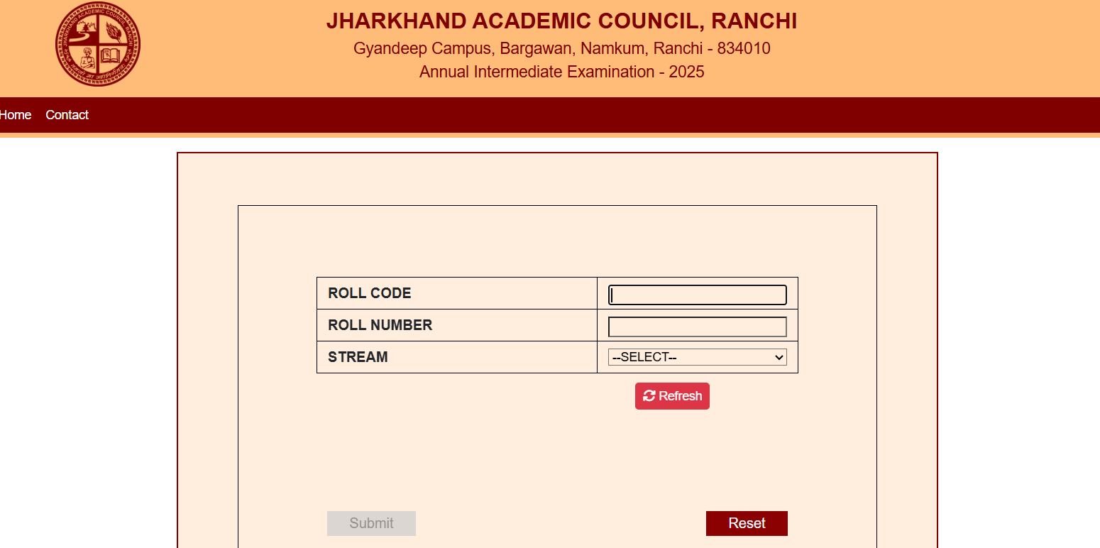 JAC 12th Result 2025